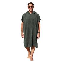 Poncho de toalha de surf com capuz Catalonia Army Green para adultos Poncho de toalha de surf com capuz Catalonia Army Green para adultos