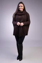 Poncho de Tricô Over - Jéssi Poncho de Tricô Over - Jéssi