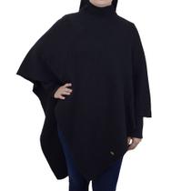 Poncho Feminino Biamar Preto - 23110 Poncho Feminino Biamar Preto - 23110