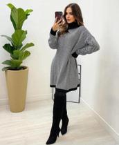 poncho feminino casaco tricot quente poncho feminino casaco tricot quente