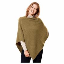 Poncho Feminino Liso Tamanho Único sem Manga