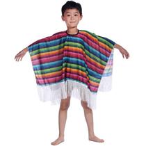 Poncho Infantil IYWISH 120 cm Multicolorido em Poliéster Poncho Infantil IYWISH 120 cm Multicolorido em Poliéster