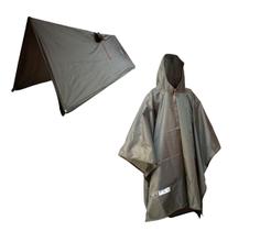 Poncho Lona Kocan Capa de Chuva Camping Pesca Viagem Azteq