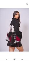 Poncho Patchwork Nós Tamanho:M