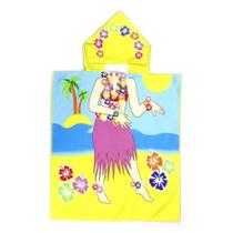 Poncho Roupão De Praia Infantil Com Capuz - Havaiana Poncho Roupão De Praia Infantil Com Capuz - Havaiana