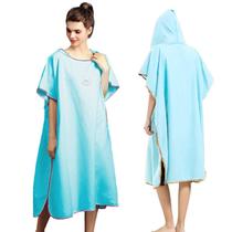 Poncho Surf Hiturbo, microfibra, com capuz, 112 cm, secagem rápida
