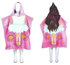 Poncho Toalha De Praia Infantil Com Capuz Várias Estampas