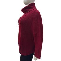 Poncho Tricot Feminino Giuliana Marques Elegante Casual