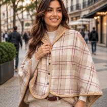 Poncho Xale Cobertor Multifuncional Capa Moda Inverno Flanela Quente Macio Aconchegante Poncho Xale Cobertor Multifuncional Capa Moda Inverno Flanela Quente Macio Aconchegante