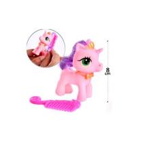 Ponei de Plastico Rosa no Ovo 8cm 1 Acessório - Ark Toys