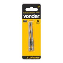 Ponta Bit de Torção S2 PH N2 1/4" x 75mm em Aço Vonder