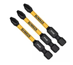 Ponta Bit Phillips Ph2 52.1/4 Pol. 57.15mm Flextorq - Unidade - Dwaf2ph2ir3 - Dewalt
