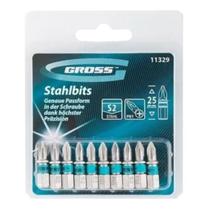 Ponta Bits PH1 25mm kit 10 peças Magnética Ponteira Parafusadeira Antiderrapante Gross Ponta Bits PH1 25mm kit 10 peças Magnética Ponteira Parafusadeira Antiderrapante Gross