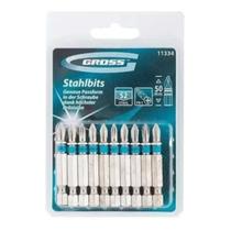 Ponta Bits PH1 50mm 10 peças Magnética Ponteira Parafusadeira Imã Antiderrapante Precisão Durabilidade Torque Segurança Aço S2