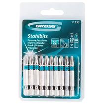 Ponta Bits Ph2 50mm Kit 10 peças Ponteira Magnética Parafusadeira Imã Gross