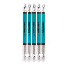 Ponta Bits PH2 90mm Kit 5 Peças Ponteira Magnética Antiderrapante Parafusadeira Aço S2 Imantado