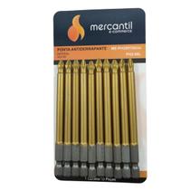 Ponta Bits Ph2 90mm Titânio Magnética Antiderrapante Ponteira Parafusadeira Kit 10 peças Mercantil Ecommerce