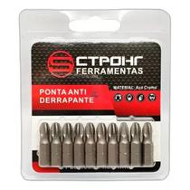 Ponta Bits PH3 25mm Ponteira Philips Aço Parafusadeira CTPOHR Kit 10 Peças CTP-93200025