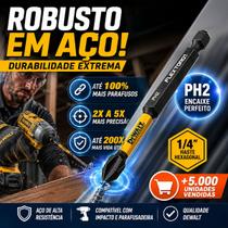 Ponta Bits Phillips PH2 3.1/2 Dewalt Elite Series Impacto Profissional Parafusadeira Furadeira Ponta Bits Phillips PH2 3.1/2 Dewalt Elite Series Impacto Profissional Parafusadeira Furadeira