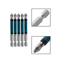 Ponta Bits Phillips Ph2 Aco 70Mm Para Parafusadeira 5 Pecas