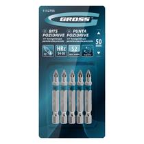 Ponta Bits Pz1 50mm Pozidriv Philips Encaixe Rápido Kit 5 pçs