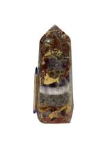 Ponta Calcedônia Mosaico Pedra Natural Grande 23cm 3,1Kg Ponta Calcedônia Mosaico Pedra Natural Grande 23cm 3,1Kg