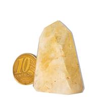 Ponta Citrino Pedra Natural Bombardeado 25g 3 a 4cm Classe A Ponta Citrino Pedra Natural Bombardeado 25g 3 a 4cm Classe A