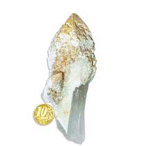 Ponta Cristal Bruto Quartzo Vela Natural Tipo A 110 a 120 mm 237 g Ponta Cristal Bruto Quartzo Vela Natural Tipo A 110 a 120 mm 237 g
