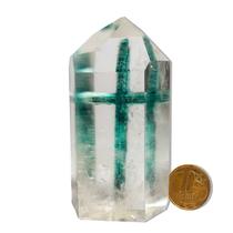 Ponta Cristal Extra Cruz Lapidado Sextavado Tipo A 86mm 236g