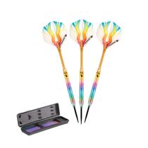 Ponta de aço tungstênio Darts Elkadart Rainbow 90 25g com estojo Ponta de aço tungstênio Darts Elkadart Rainbow 90 25g com estojo