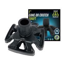 Ponta de bengala ou muleta MDUB Medical All Terrain Tip, pacote com 1 embalagem preta