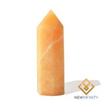 Ponta de Calcita Laranja Torre Obelisco de Pedra Natural Ponta de Calcita Laranja Torre Obelisco de Pedra Natural