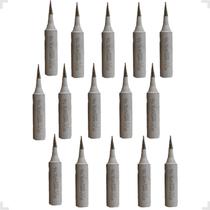 Ponta de Cerâmica Reta Para Ferro De Solda Kit Com 20, 15, 10, 5 E 1 Peças YAXUN Yx209