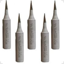 Ponta de Cerâmica Reta Para Ferro De Solda Kit Com 20, 15, 10, 5 E 1 Peças YAXUN Yx209