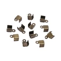 Ponta De Cordão Pequena Em Ouro E Prata 200pcs Conector De Crimpagem De Três Fios Para DIY De Joias