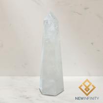 Ponta de Cristal Torre Obelisco Pedra natural 13cm 234g Ponta de Cristal Torre Obelisco Pedra natural 13cm 234g