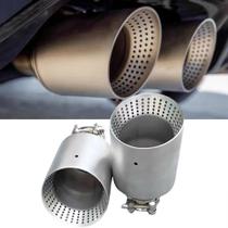 Ponta De Escape Universal Em Aço Inoxidável Fosco Para BMW VW GTI MK7 Golf 7, Tubo De Silenciador