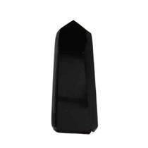 Ponta de Obsidiana Negra Natural Lapidada - 05 Unidades de 4 a 5 cm