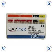 Ponta de Papel Absorvente Reciprocante Pro R C/100 Unds - GAP
