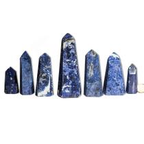 Ponta de Sodalita Azul Lapidada - Pedra Natural Tipo C - 01 Kg