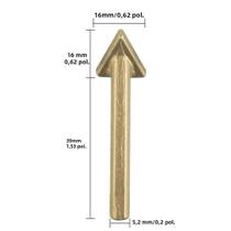 Ponta De Solda De 16mm 20mm Para Soldador De Plástico De 60W, Ferro De Solda Triangular De Cobre,