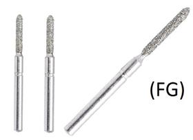 Ponta Diamantada Cilíndrica Extremidade Torpedo (FG) Microdont Ponta Diamantada Cilíndrica Extremidade Torpedo (FG) Microdont