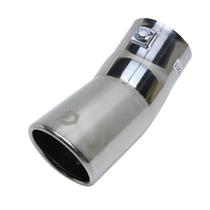 Ponta esportiva curvada inox 58mm - 2 1/4 polegadas Ponta esportiva curvada inox 58mm - 2 1/4 polegadas