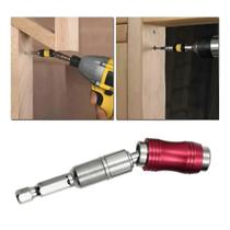 Ponta Extensor Flexível Para Parafusadeira Furadeira 1/4 Parafusar Cantos Ângulo 20º