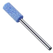 Ponta Montada 6Mm Abrasiva Azul Haste 3Mm Micro Retífica