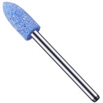 Ponta Montada 6Mm Rebolo Azul Bala Haste 3Mm Micro Retífica