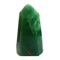 Ponta Natural Cristal Pedra Quartzo Verde - Loja da Índia