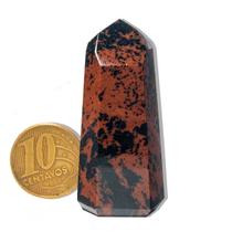 Ponta Obsidiana Mahogany Natural 10 a 25g 3 a 5cm Tipo A Ponta Obsidiana Mahogany Natural 10 a 25g 3 a 5cm Tipo A
