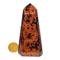 Ponta Obsidiana Mahogany Natural 100 a 200g 7 a 14cm Tipo A Ponta Obsidiana Mahogany Natural 100 a 200g 7 a 14cm Tipo A