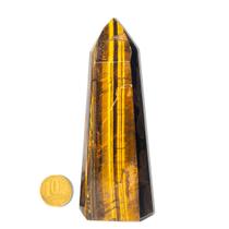 Ponta Olho de Tigre Pedra Natural 11,5cm 230g Tipo A